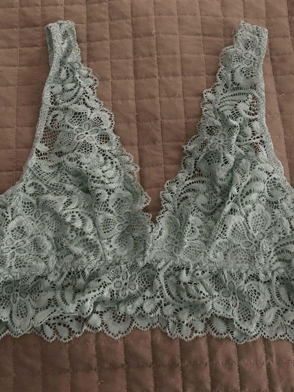 Forever 21 Mint Lace Bralette